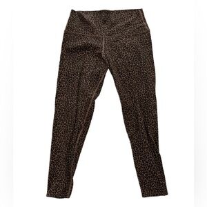 Electric & Rose Leopard Print High Waist Leggings Brown XL